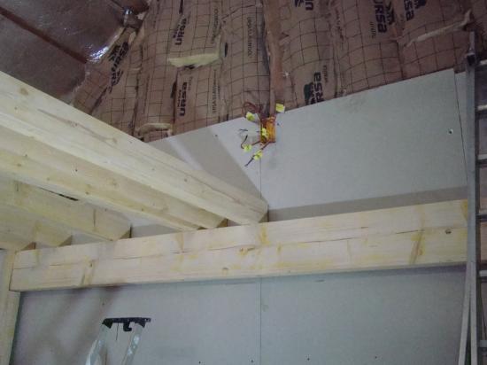 Pose de la mezzanine